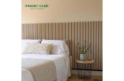China Customizable Square Acoustic Timber Wall Panels With Melamine Finish supplier