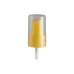 Yellow Color Mist Spray Pump Full Cover 24 410 For Perfume Packaging for sale