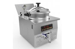 China Digital Panel 16L 3KW 220V/110V Chicken Express Counter Top Pressure Fryer supplier