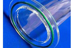 China Heating Element Welding Sio2 Quartz Tube Flange supplier