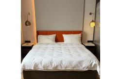 China Modern Hotel Luxury Bedroom Hotel Room Sets Bed Frames Beds With Headboard supplier