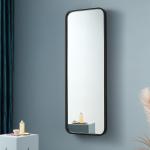 Dimmable Lighting Full Length Bedroom Mirror Moisture Resistant Copper Free Silver Mirror for sale