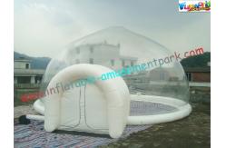 China Transparent Customized Inflatable Party Tent , Durable Bubble Tent Marquee supplier