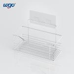 WGO Damage Free Bathroom Holder Set , Mounting Self Adhesive Bathroom Shelf for sale
