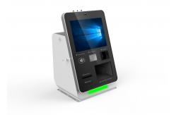 China Self Service Kiosk with passport scanner card reader supplier