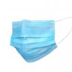 Breathable Earloop Blue Disposable Mask Lightweight Waterproof Limit Germs Spread for sale