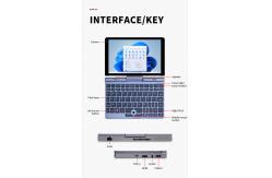 China Intel Graphics Card 8 Inch Mini Laptop Computer For Business Study Education supplier