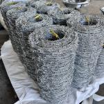 school enclosure special barbed wire wire mesh barbed wire price per roll cheap barbed wire spool of galvanized barbed wire for fencing Per Set for sale