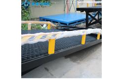China 10T-10M Customized Black Segmented Portable Loading Docks Hydraulic Dock Ramp supplier