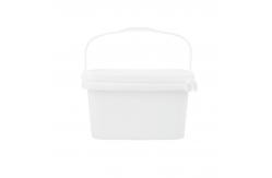 China 1.2 Kg Square Plastic Container Made with 100% Raw Materials PP supplier