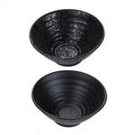 Black And Matt Color Melamine Rice Bowl Size Color 8 Inch for sale