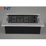Smart Office Desktop Hidden Hydraulic Pop Up Power Socket Box 3* Universal power