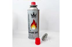 China CMYK Printing Mini 220g Butane Gas Cartridge For Camping Bbq supplier