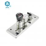 Silver Industrial Gas Changeover Manifold Stainless Steel 316 Material for sale