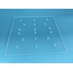 Thickened 9 Inch Wafer Calibration Quartz Glass Plate High Temperature