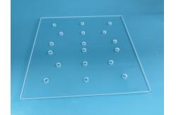 China Thickened 9 Inch Wafer Calibration Quartz Glass Plate High Temperature supplier