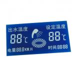 Transmissive Blue Film HTN LCD Display Negative Panel For Water Heater for sale