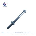 HDG MB Machine ISO 9001 Square Head Nuts And Bolts for sale
