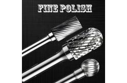 China Se Oval Egg C1225 6mm Rotary Flame Shape Rotating Tungsten Carbide Burrs 8mm supplier