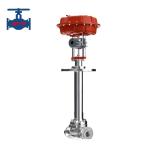 CF8 CF8M Electric Pneumatic Driven Cryogenic Control Valve Easy Installation for sale