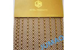 China Architectural Wire Fabric Crafted In Unique Patterns And Finishes 0.6kg-20kg/m2 supplier