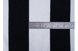 China Soft And Skin - Friendly Wearable Comfortable Striped Knit Fabric High Durability supplier