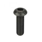 ISO7380 Black Oxide Round Hexagon Socket Button Head Screw Metric 10.9 Grade M2-M16 for sale