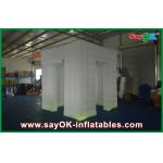 Inflatable Photo Booth Enclosure 2 Doors Party Inflatable Photo Booth Rental With Led Lighting for sale