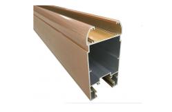 China Yellow Sand 20GP T3 Powder Coated Aluminium Extrusions supplier