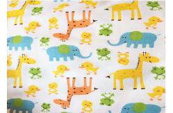 China Printing And Dyeing Plain 21*10 Cotton Flannel Cloth Children's Pajamas supplier