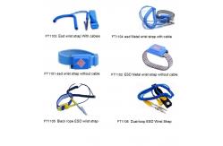 China Anti Static ESD Wrist Strap Ground Strap With Alligator Clip Wire supplier