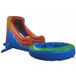 Single slide inflatable water slide small inflatable water slide with pool for kids for sale