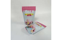 China 120 Microns Stand Up Matte Protein Powder Mylar Zip Pouches supplier