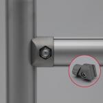 DYJ28-B01B Aluminum Lean Pipe Inner Connector Of 1.2mm General Frame for sale