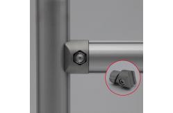 China Aluminum Lean Pipe Inner Connector Of 1.2mm General Frame supplier