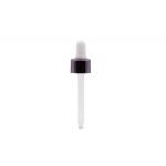 Aluminum Purple Dropper 18 Mm Essential Oil Pipettes For Skin Care Oil for sale