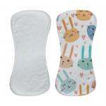 Newborn Sublimation Burp Cloth Towel DIY Custom Print Sublimation Burp Rags Bib for sale