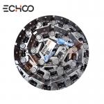 ECHOO TEREX TC15 track link assy mini excavator steel track group with track shoes for sale