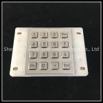 Usb Interface Waterproof Keypad Stainless Steel Digital Button With Backlight for sale