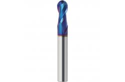 China Blue Nano Coating Ball End Mill Set CNC Carbide Cutting Tool supplier