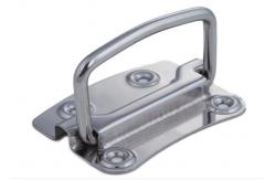 China 150kg 300LBS Chrome Plated Spring Loaded Hasp For Wooden Case supplier
