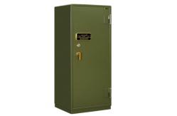 China Electronic Lock Gun Safe Locker Blue Single Door Weapons Security Safe Box supplier
