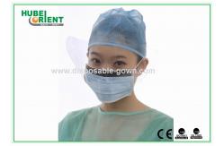 China 2ply 3ply Earloop Disposable Face Mask With Anti Fog Visor supplier