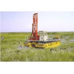 Hydraulic Top Driven power swivel 50m Swamp Barge Drilling Rig for sale
