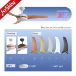 Decorative Dimmable LED Ceiling Fan With Remote Control Energy Saving
