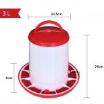 Corrosion Resistance 6kg Quail Poultry Feeder Drinker for sale