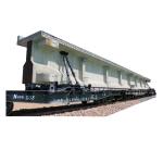 85T Heavy Duty Railway Flat Car for Concrete Bridge Beam Transportation for sale