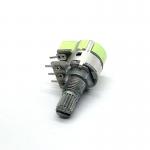 Dual 12mm Rotary Potentiometer Carbon Film 100k Volume Control 6 Pin for sale