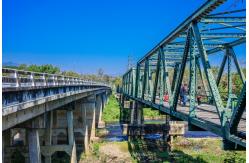 China Prefab Portable Temporary Bailey Bridge Metal Construction Easy Assembly supplier