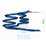 10M Swimming Pool Water Slide Double Enclosed Fiberglass Anti UV Static